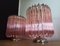 Pink Quadriedri Table Lamp, 1990, Set of 2 3