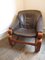 Danish Easy Chair in Teak and Leather, 1960s 10