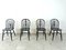 Ebonized Ercol Dining Chairs, 1950s, Set of 4, Image 1