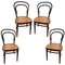 Modell 214 Coffee House Stühle von Michael Thonet, 4 . Set 1