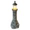 Kleine Cornish Serpentine Lighthouse Tischlampe, 1930er 5