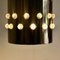Gilded Metal Pendant Lights, France, 1980s, Set of 4 8