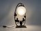 Lámpara de mesa Art Déco de vidrio, años 30, Imagen 2