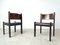Mid-Century Leather and Wood Dining Chairs, 1960s, Set of 6 4