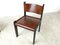 Mid-Century Leather and Wood Dining Chairs, 1960s, Set of 6 6