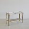 Brass and Nickel-Plated Console, 1970s 1