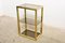 Vintage Italian Brass and Smoked Glass Vitrine, 1970s, Image 2