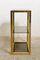 Vintage Italian Brass and Smoked Glass Vitrine, 1970s 6