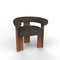 Collector Modern Cassette Chair in Famiglia 52 Fabric and Smoked Oak by Alter Ego, Image 3