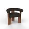 Collector Modern Cassette Chair in Famiglia 53 Fabric and Smoked Oak by Alter Ego, Image 3