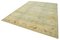 Handgearbeiteter orientalischer Oushak Teppich aus Wolle in Beige 2