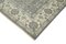 Tapis Oushak Gris Fait Main En Laine 4