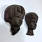 Achatit Wall Masks by Hans Schirmer from Achatit-Werkstätten, Germany, 1950s, Set of 2 2