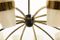 Mid-Century Italian Brass Sunburst Chandelier with 12 Lights from Kalmar, 1950s, Image 5