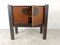 Mid-Century Leather and Wood Bar Cabinet by Hi Plan, 1960s 7