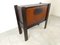 Mid-Century Leather and Wood Bar Cabinet by Hi Plan, 1960s 3