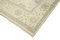 Tappeto Oushak beige orientale fatto a mano in lana, Immagine 4