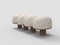 Hygge Bench in Douce Folie Grége Fabric and Smoked Oak by Saccal Design House for Collector 3