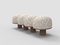 Hygge Bench in Douce Folie Grége Fabric and Smoked Oak by Saccal Design House for Collector, Image 3