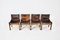 Chaises de Salle à Manger Monk attribuées à Afra & Tobia Scarpa pour Molteni, 1970s, Set de 4 4