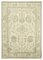 Handmade Anatolian Beige Wool Oushak Rug 1