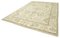 Tapis Oushak en Laine Beige Fait Main 2