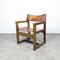 Spanish Brutalist Leather Armchair from Biosca, 1950s, Image 22