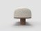 Hygge Bench in Brink Graphite Ivory Fabric and Smoked Oak by Saccal Design House for Collector, Image 2
