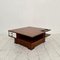 Mid-Century Square Italian Coffee Table in Walnut, 1970, Image 4