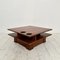 Mid-Century Square Italian Coffee Table in Walnut, 1970, Image 13