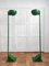 Vintage Green Floor Lamps by Bjorn Sahlén, 1980s, Set of 2 1