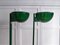 Lámparas de pie vintage en verde de Bjorn Sahlén, años 80. Juego de 2, Imagen 7