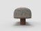 Hygge Bench in Graffito Graphite Fabric and Smoked Oak by Saccal Design House for Collector, Image 2