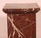 19th Century Pedestal in Royal Red Marble 2