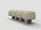 Hygge Bench in Graffito Linen Onyx Fabric and Smoked Oak by Saccal Design House for Collector, Image 2