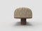 Banc Hygge en Tissu Intargia Buff et Chêne Fumé par Saccal Design House pour Collector 2