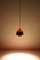 Red Tivoli Hanging Lamp by Jørn Utzon for Nordisk Solar Compagni, 1960s, Image 15