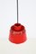 Red Tivoli Hanging Lamp by Jørn Utzon for Nordisk Solar Compagni, 1960s, Image 3