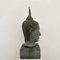 Sukhothai-Buddha Head, 1940s, Cast Bronze on Granite Base 8