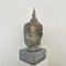 Testa di Sukhothai-Buddha, anni '40, bronzo fuso su base in granito, Immagine 2