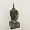 Sukhothai-Buddha Head, 1940s, Cast Bronze on Granite Base 9
