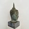 Sukhothai-Buddha Kopf, 1940er, Bronzeguss auf Granitsockel 7