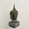 Sukhothai-Buddha Head, 1940s, Cast Bronze on Granite Base 11