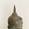 Sukhothai-Buddha Kopf, 1940er, Bronzeguss auf Granitsockel 4
