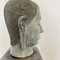 Sukhothai-Buddha Head, 1940s, Cast Bronze on Granite Base 5