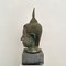 Sukhothai-Buddha Head, 1940s, Cast Bronze on Granite Base 14