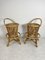 Mid-Century Wicker Mobile Bar with Stoolsby Tito Agnoli, 1950s, Set of 3 14