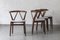 Dining Chairs Model 225 by Henning Kjaernulf for Bruno Hansen, Denmark, 1960s, Set of 4 3