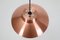 Danish Copper-Colored UFO Hanging Lamp from Nordisk Solar Compagni, 1960s 4