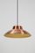 Danish Copper-Colored UFO Hanging Lamp from Nordisk Solar Compagni, 1960s 3